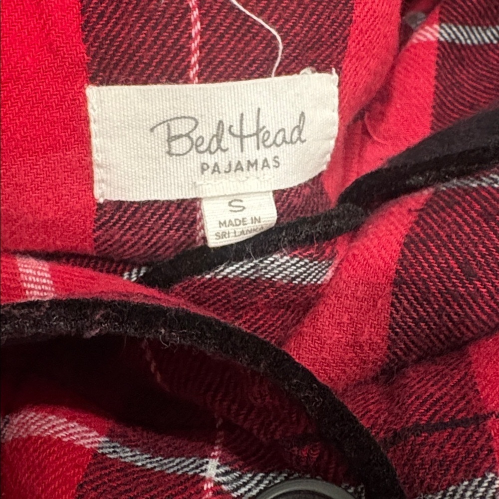 BED HEAD Women’s Size Small Nicholas Plaid 100% organic cotton Pajama Set - Picture 6 of 12